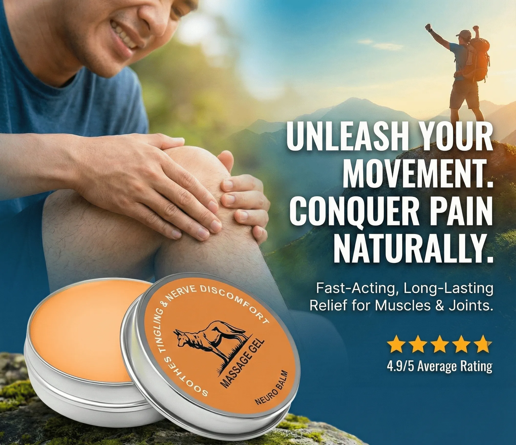 Therawolf pain relief balm - Unleash your movement, conquer pain naturally
